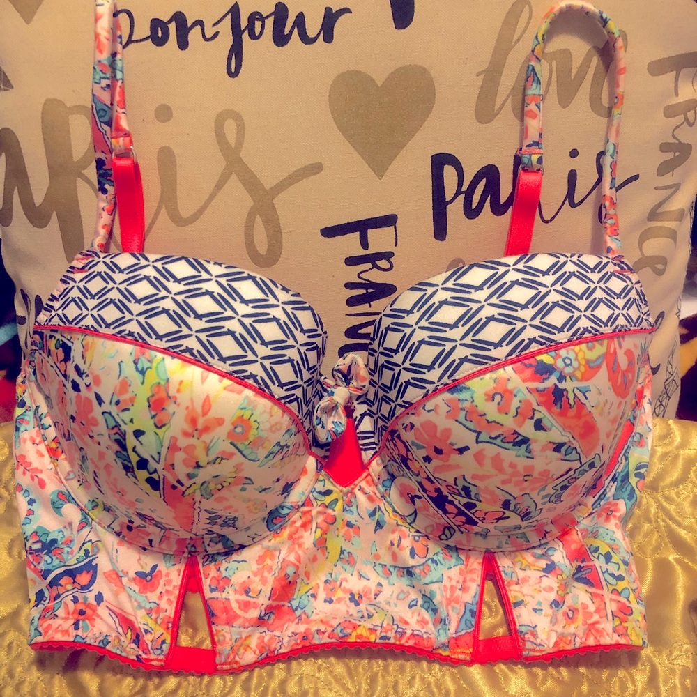 Victoria’s Secret Dream Angels demi bustier bra 34DD